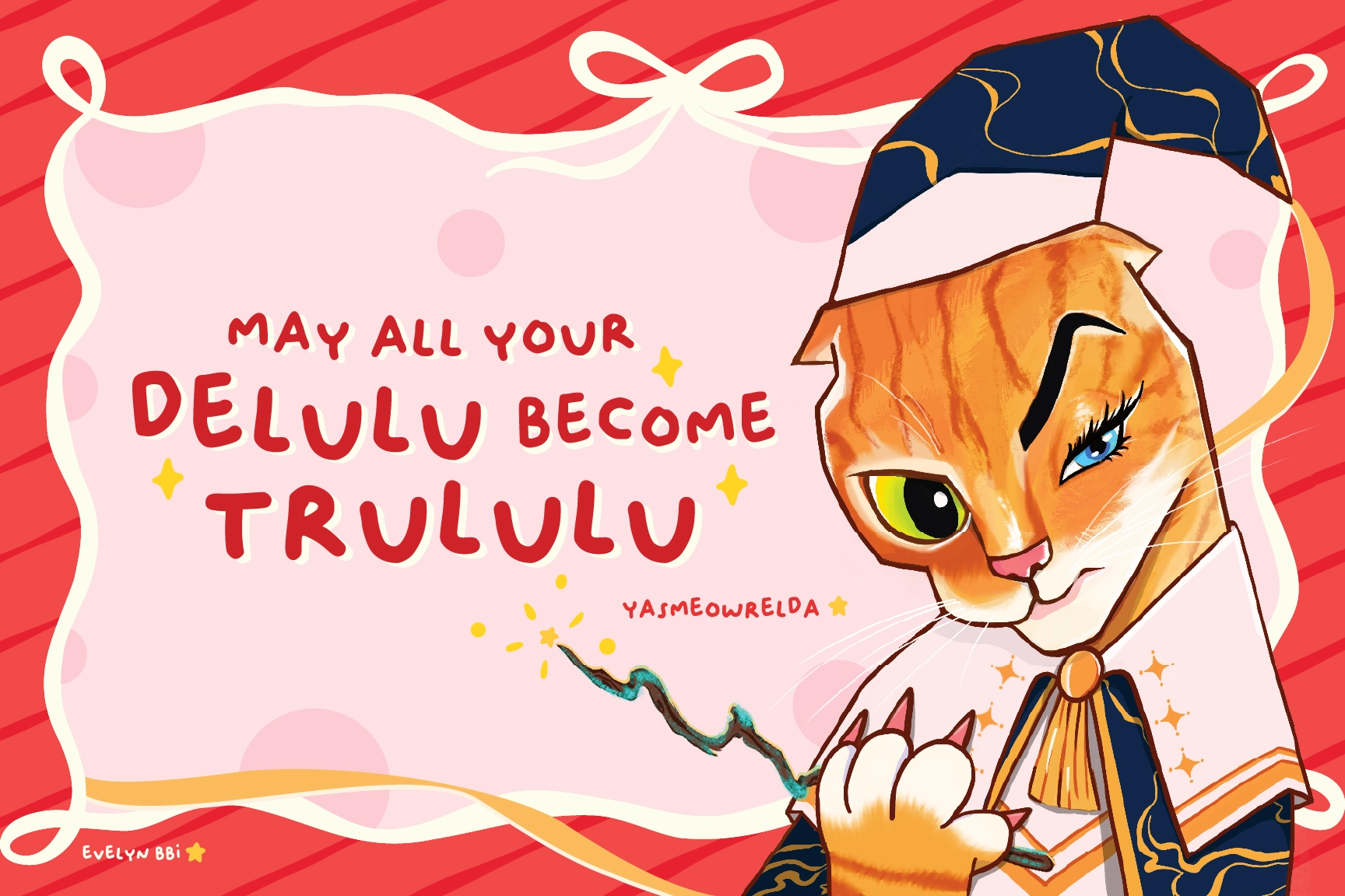 Yasmeowrelda Postcard